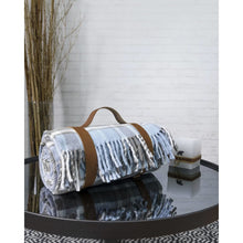 Load image into Gallery viewer, Throw Texas Acua  manta cobija decoracion pie de cama cubre sofa
